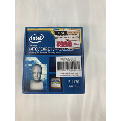 【仙台店】中古  INTEL Core i3-4170 (1150/3.70GHz/3M/C2/T4) 128374 