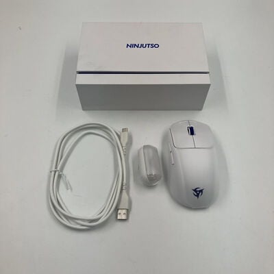 【なんば店】中古  Ninjutso nj-ten-white (無線 ｹﾞｰﾐﾝｸﾞﾏｳｽ) 3280022268 