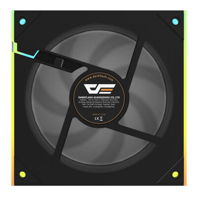 darkFlash  DM8 LINE DM8LINE-B-HQ1 (120mm ブラック ARGB) 