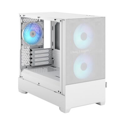 Fractal Design  Pop Mini Air RGB White TG Clear Tint FD-C-POR1M-01 (MicroATX) 