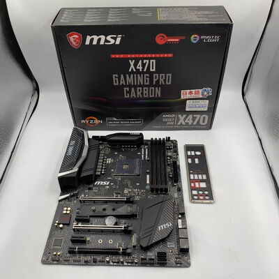 【座間相武台】中古  MSI X470 GAMING PRO CARBON(X470 AM4 ATX DDR4) 137107 