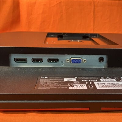 【なんば店】中古  AOC AOC 24G2E5/11 [23.8インチ ブラック&レッド] フルHD（1920x1080） 75Hz 3480035897 