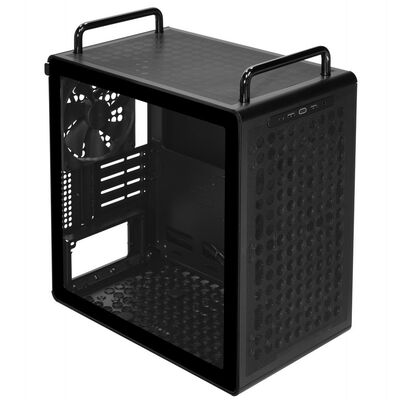 CoolerMaster  Qube 340 Black Q340-KGNN-S00 (MicroATX ガラスパネル ブラック) 