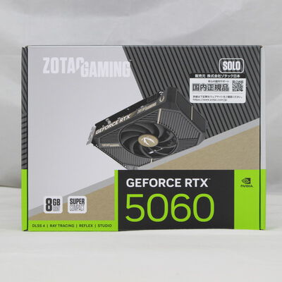 【通販センター】中古  ZOTAC GAMING GeForce RTX 5060 SOLO ZT-B50600G-10L（RTX5060 8GB） 3480035449 