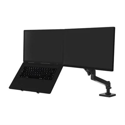 Ergotron  LX Pro デスクデュアルダイレクトアーム 45-684-292 (デュアルモニターマウント ブラック) 