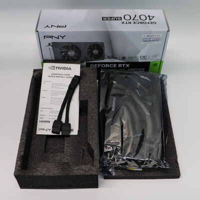 【札幌店】中古  PNY GeForce RTX 4070 SUPER 12GB VERTO OC VCG4070S12DFXPB1-O（RTX4070SUPER 12GB） 3480034713 