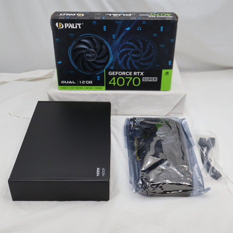 中古 Palit NED407S019K9-1043D (RTX4070 SUPER 12GB) 163398 （377985