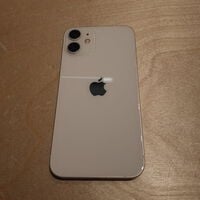 中古  【au】Apple iPhone12 mini 5.4インチ 128GB (ホワイト)  MGDM3J/A 144036 