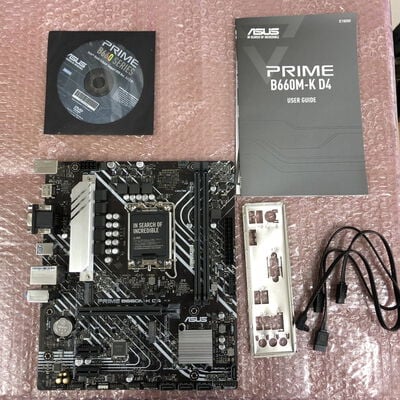 【宮崎恒久店】中古  ASUS PRIME B660M-K D4 (B660 1700 mATX DDR4) 5160000774 