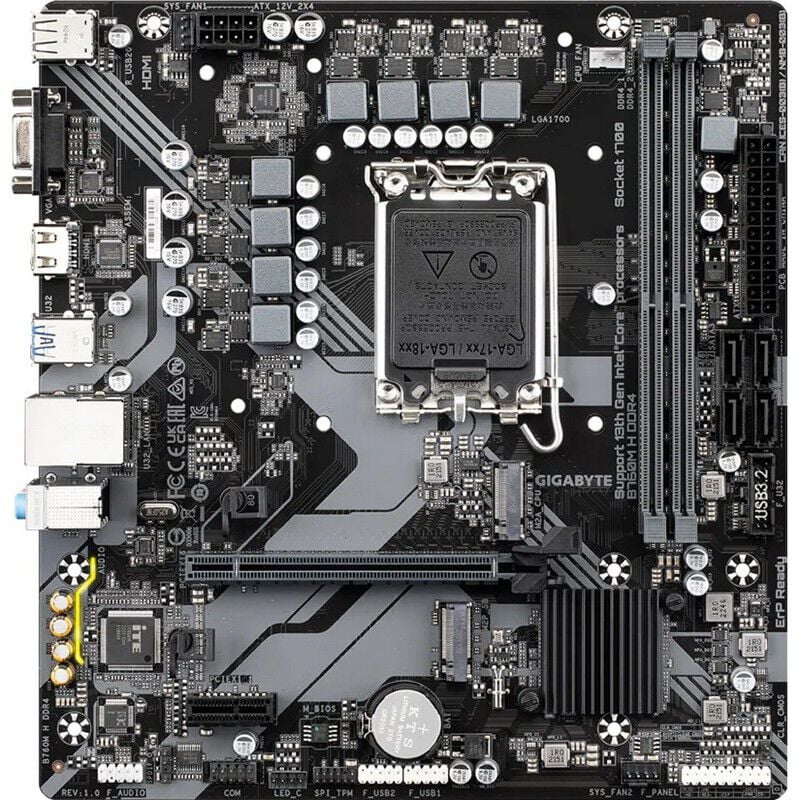 未開封 GIGABYTE B760M H DDR4 マザーボード GIGABYTE B760M H DDR4 (B760 1700 MicroATX) ｜ パソコン通販の