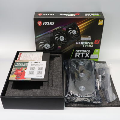 【札幌店】中古  MSI GeForce RTX 3080 GAMING X TRIO 10G (RTX3080 10G) 143511 