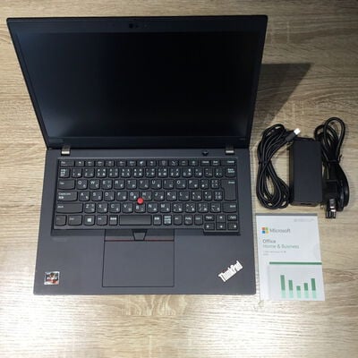 【松山環状枝松店】中古  LENOVO ThinkPad X13 (AMD Ryzen 5 Pro 4650U 2.10GHz/32GB/SSD256GB/-/オンボード/13.3/1920x1080/Wi-Fi/WEBCAM/W11P/Microsoft Office Home and Business 2024) 184183 