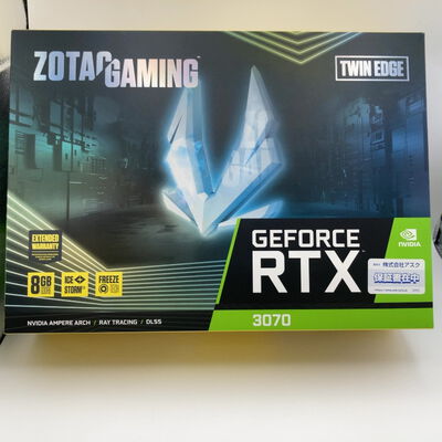 【佐賀南部バイパス店】中古  ZOTAC GAMING GeForce RTX 3070 Twin Edge ZT-A30700E-10P (RTX3070 8G) 143903 