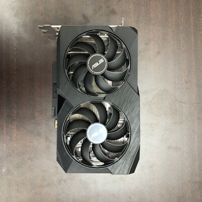 【福山ココローズ店】中古  ASUS DUAL-RX7600-O8G-V2（RX7600 8GB） 3480037198 