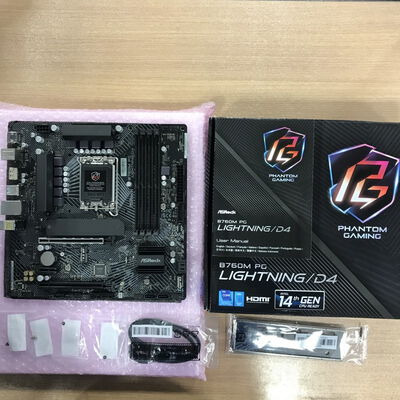 【なんば店】中古  ASRock B760M PG Lightning/D4(B760 1700 mATX DDR4) 3280020638 