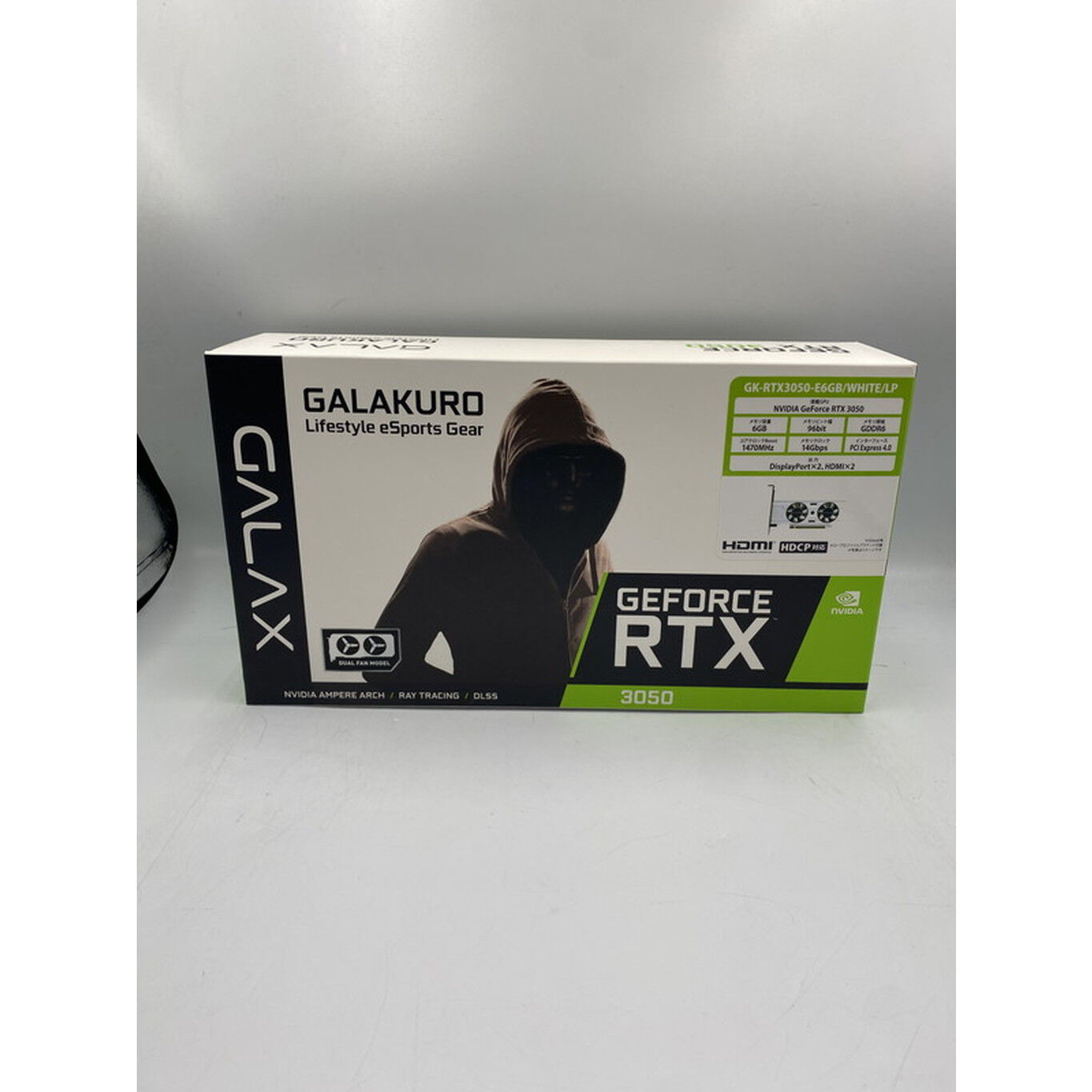 中古 玄人志向 GK-RTX3050-E6GB/WHITE/LP (RTX3050 6GB) 166371