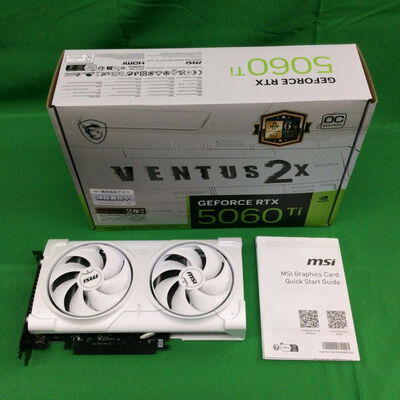 【川崎店】中古  MSI GeForce RTX5060Ti 16G VENTUS 2X OC WHITE PLUS (RTX5060Ti 16GB) 188951 