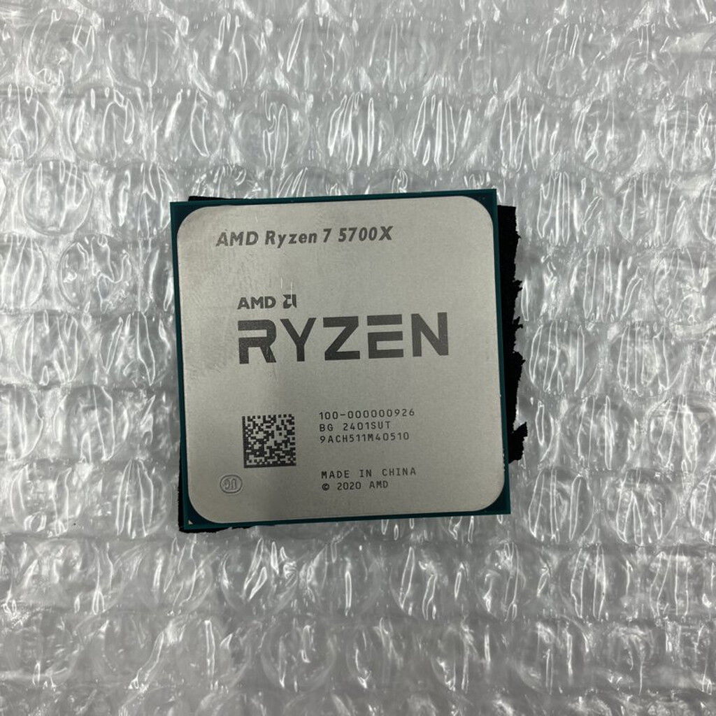 中古 AMD Ryzen 7 5700X (AM4/3.4GHz/36M/C8/T16/65W) 150182 （364691