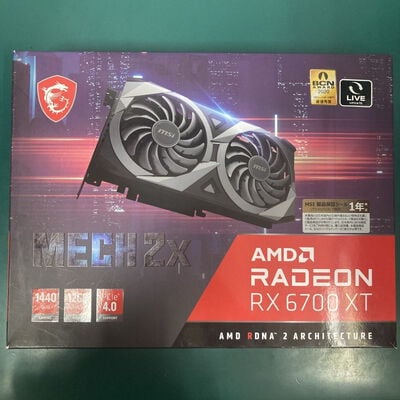 【富山本郷店】中古  MSI Radeon RX 6700 XT MECH 2X 12G (RX6700XT 12GB) 144981 