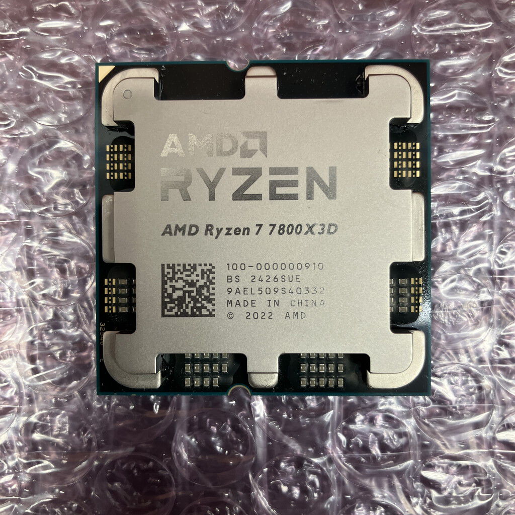 中古 AMD Ryzen 7 7800X3D (AM5/4.2/104M/C8/T16/120W) 157139