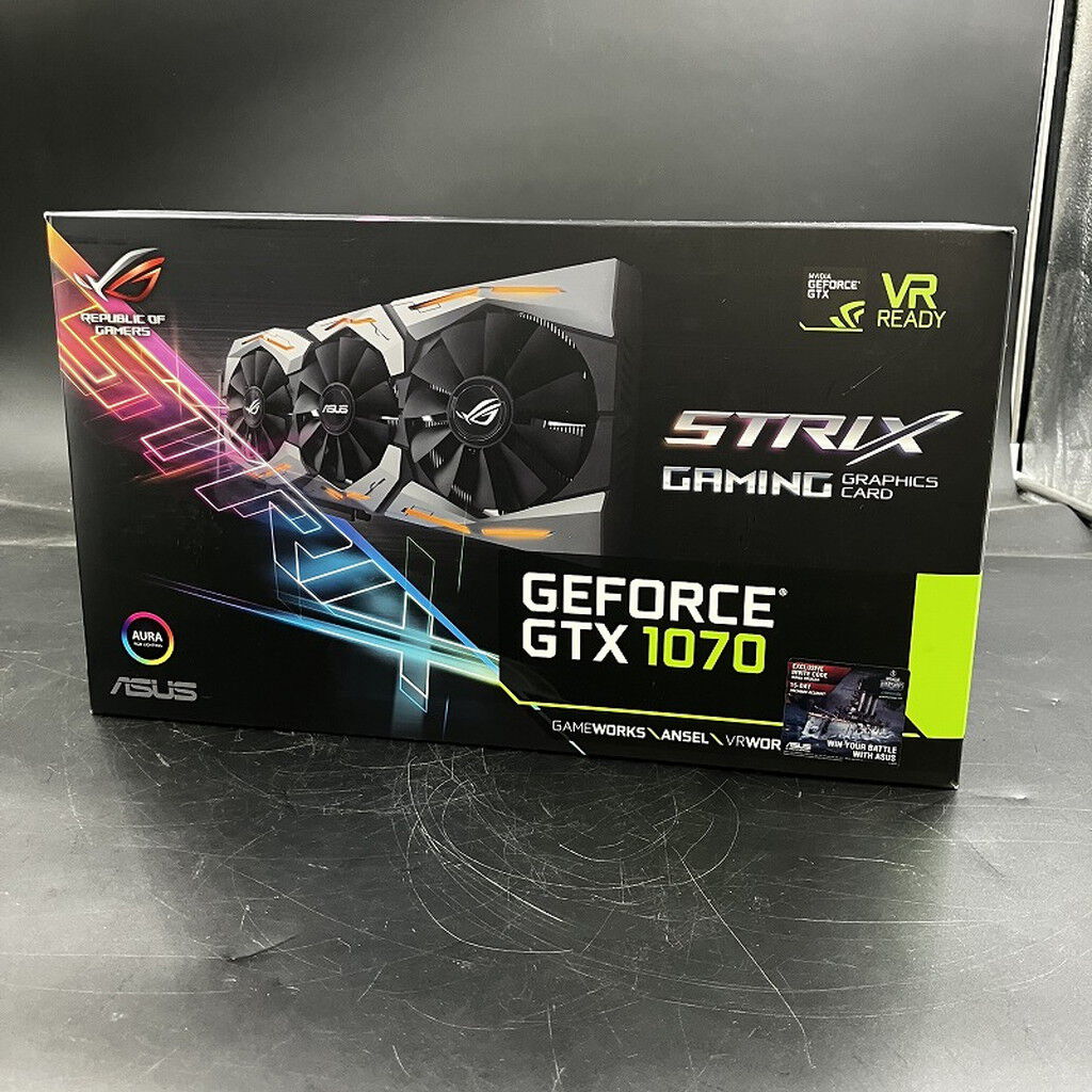 【中古】STRIX-GTX1070-O8G-GAMING ROG STRIX-GTX1070-O8G-GAMING (VR READY)｜ASUS (VR READY