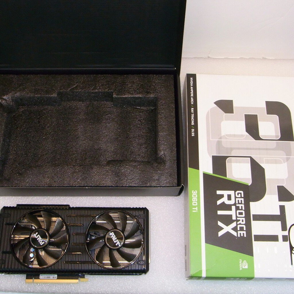 中古 【LHR版】Palit NE6306TS19P2-190AD V1 (RTX3060Ti Dual OC V1