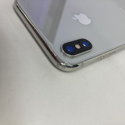 【京都店】中古  【SIMロック解除済み】【SoftBank】 iPhoneX 64GB (シルバー) MQAY2J/A 155247 
