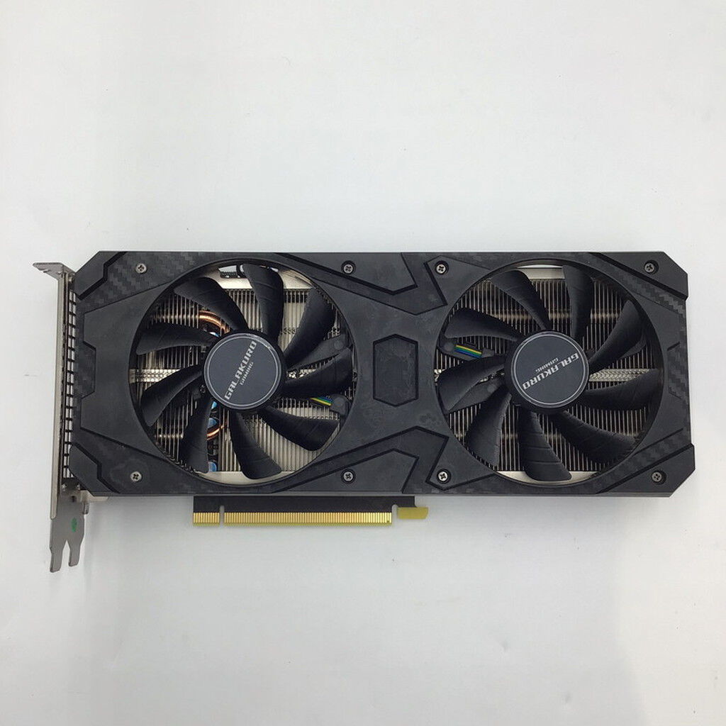 中古 【LHR版】玄人志向 GG-RTX3060Ti-E8GB/DF/LHR (RTX3060Ti