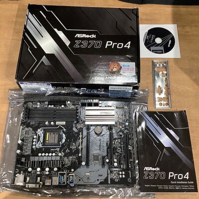 【静岡東瀬名店】中古  ASRock Z370 Pro4 (Z370 1151 ATX DDR4) 136208 