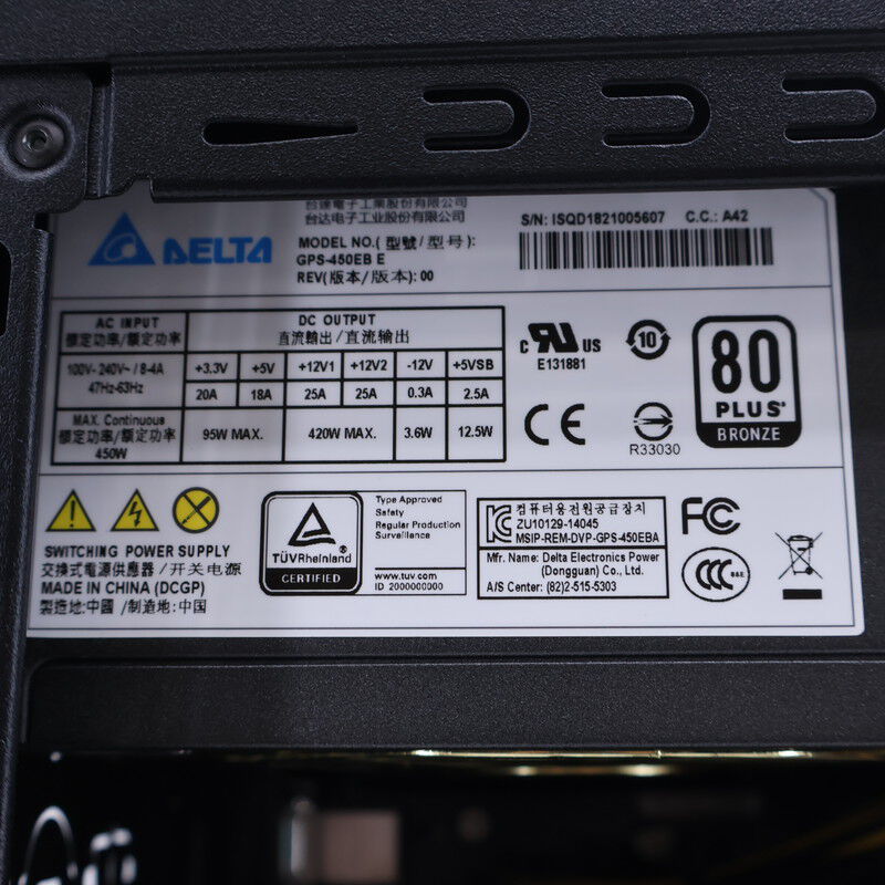 中古 THIRDWAVE GALLERIA KTM(Intel Core i5 8500/16GB DDR4 (PC4