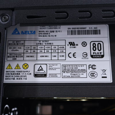 【通販センター】中古  THIRDWAVE GALLERIA KTM(Intel Core i5 8500/16GB DDR4 (PC4)/SSD960GB/BD-RE/NVIDIA GeForce GTX 1060 6GB/W11H64 MAR) 202696 