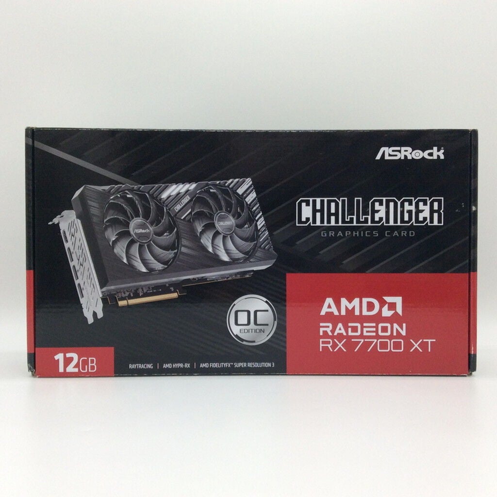 中古 ASRock RX7700XT CL 12GO/AX (RX7700XT 12G) 1300008270 （394882