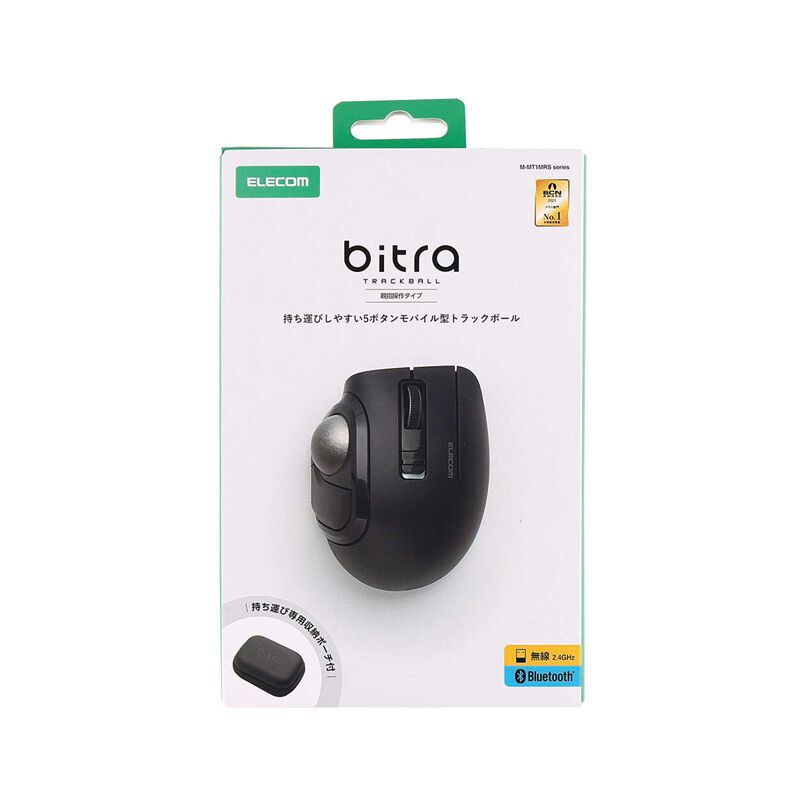 エレコム M-MT1MRSBK (bitra USB無線/Bluetoothトラックボール 5ボタン