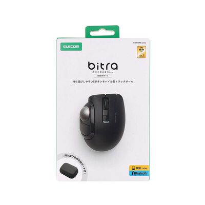 エレコム  M-MT1MRSBK (bitra USB無線/Bluetoothトラックボール 5ボタン/親指操作) 