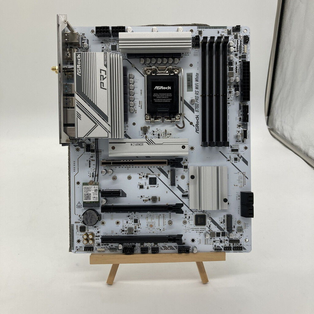 中古 ASRock B760 Pro RS WiFi White (B760 ATX DDR5) 4660001960