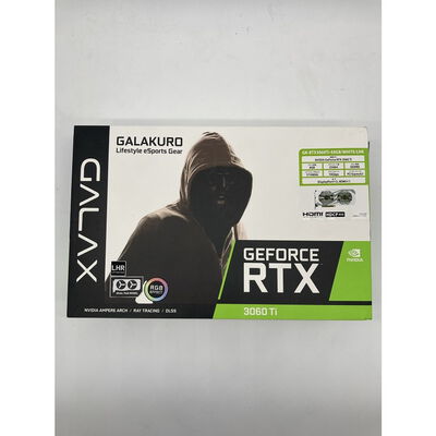 【郡山安積店】中古  【LHR版】玄人志向 GK-RTX3060Ti-E8GB/WHITE/LHR (3060Ti 8GB) 146432 