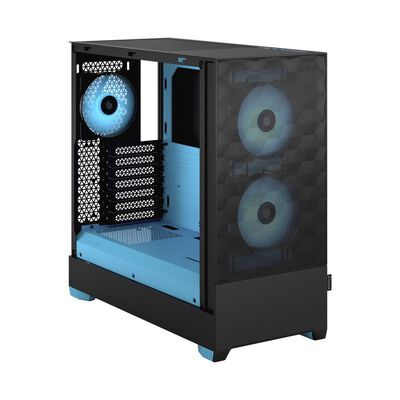 Fractal Design  Pop Air RGB Cyan Core TG Clear Tint FD-C-POR1A-02 (ATX) ドスパラ限定モデル 