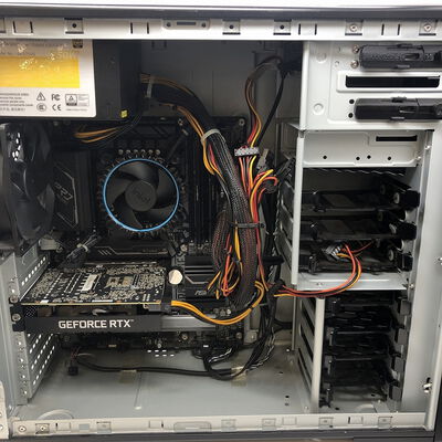 【宇都宮鶴田店】中古  TSUKUMO G-GEAR(i5 12400/32GB/SSD500GB/RTX3050/W10H) 5280001073 