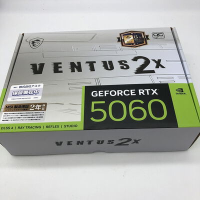 【宇都宮鶴田店】中古  MSI GeForce RTX5060 8G VENTUS 2X OC WHITE 5280001406 