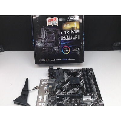 【前橋ｲﾝﾀｰｱｶﾏﾙ店】中古  ASUS PRIME B550M-A WIFI II (B550 AM4 mATX DDR4) 4540001635 