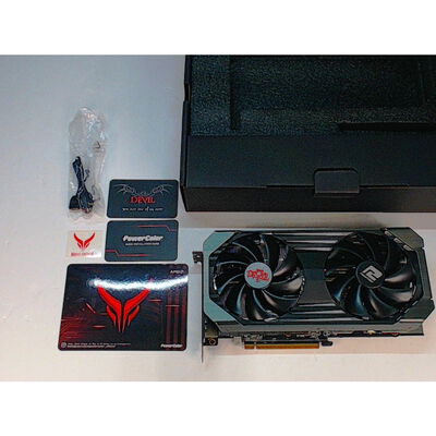 【前橋ｲﾝﾀｰｱｶﾏﾙ店】中古  PowerColor AXRX 6600XT 8GBD6-3DHE/OC (RX 6600 XT 8GB) 146743 