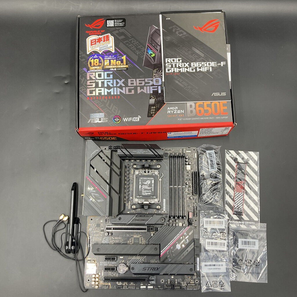 中古 ASUS ROG STRIX B650E-F GAMING WIFI(B650E AM5 ATX DDR5) 167324