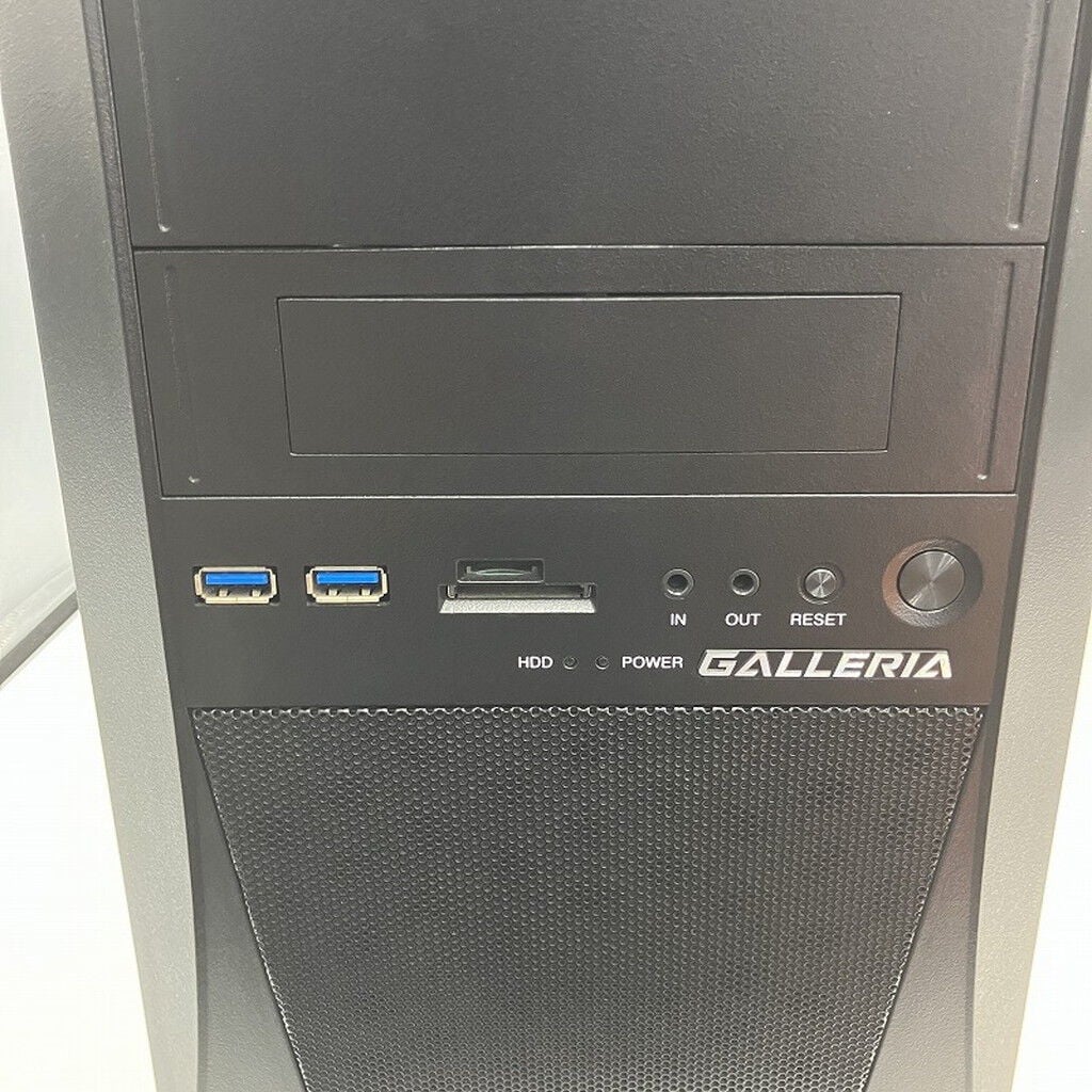 中古 THIRDWAVE GALLERIA XV (i7 8700/16GB/SSD500GB/HDD2TB/GTX1070Ti