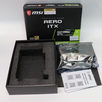 【札幌店】中古  MSI GeForce GTX 1660 SUPER AERO ITX OC (GTX1660 SUPER) 141207 