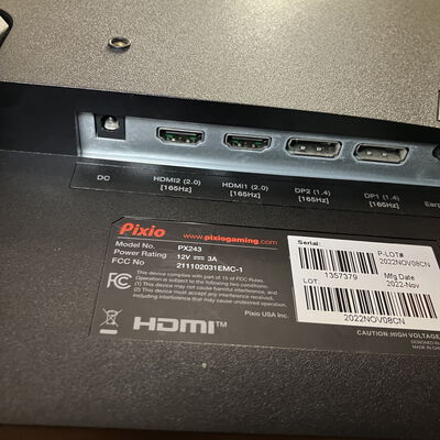 【富士青葉店】中古  Pixio PX243 (1920x1080 165Hz) 5070001597 