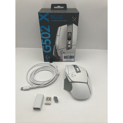 【仙台店】中古  Logicool G502 X PLUS G502XWL-RGBWH (無線 ゲーミングマウス ホワイト) 3240010680 