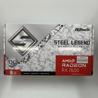 【秋葉原本店】中古  ASRock RX7600 SL 8GO RX7600 Steel Legend 8G OC (RX7600 8G) 162751 