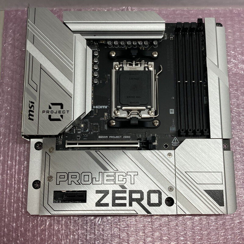 中古 MSI B650M PROJECT ZERO (B650 AM5 mATX DDR5) 168303