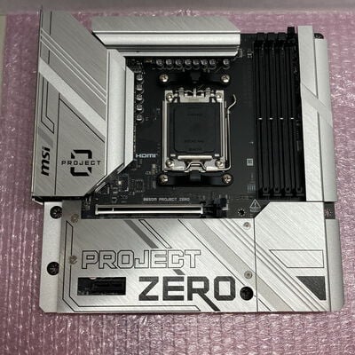 【博多店】中古  MSI B650M PROJECT ZERO (B650 AM5 mATX DDR5) 168303 