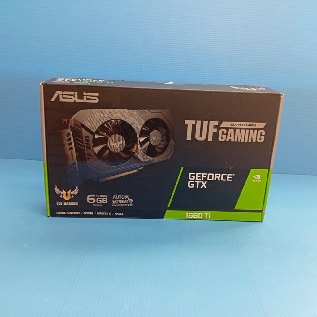 ASUS - 【修理屋　様】GeForce GTX 1660ti  【中古】【ジャンク】 中古 Asus TUF GeForce GTX 1660 Ti Gaming EVO 6G 3120024429
